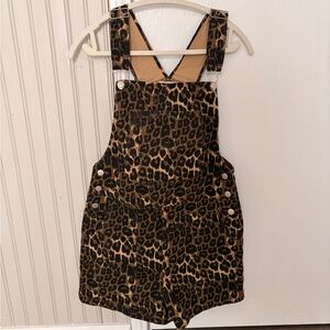 leopard overalls